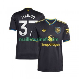 Maillot de Foot Manchester United Kobbie Mainoo 37 Troisième 2025-26